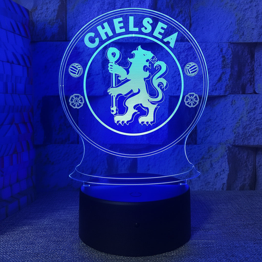 Fotball 3D Illusjon LED-Lampe - Nattlampe - Nattlampe