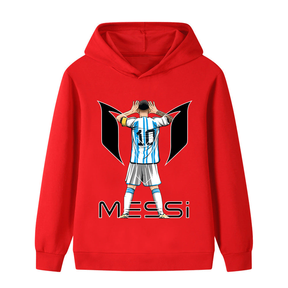 Lionel Messi Fotball Hettegenser til Barn - Hoodie