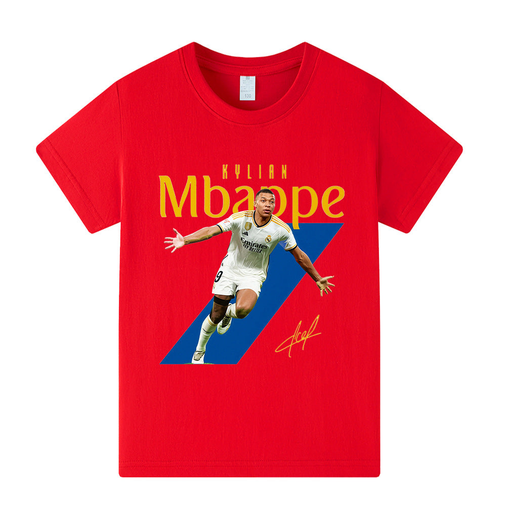 Kylian Mbappé Fotball T-skjorte til Barn