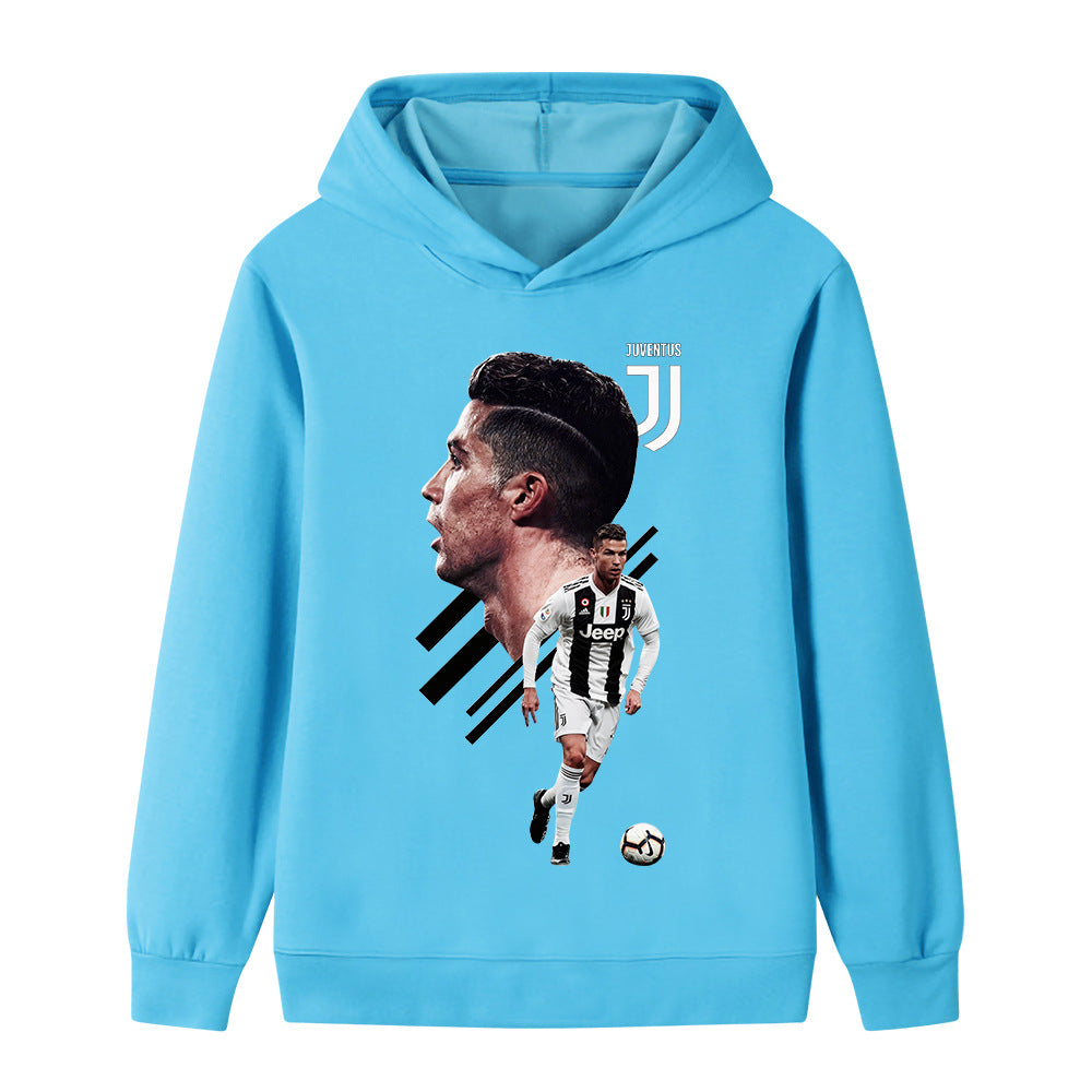 Ronaldo Fotball Hettegenser til Barn - Juventus - Hoodie