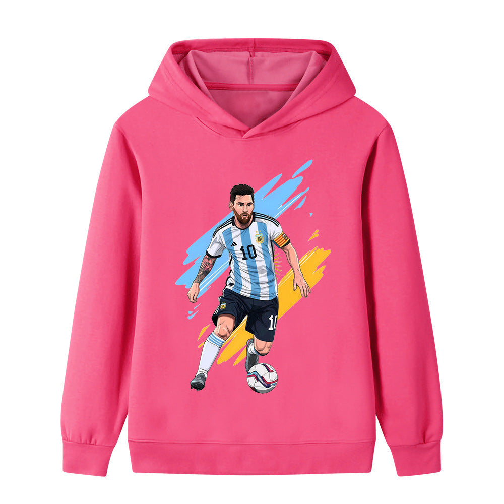 Lionel Messi Fotball Hettegenser til Barn - Argetina