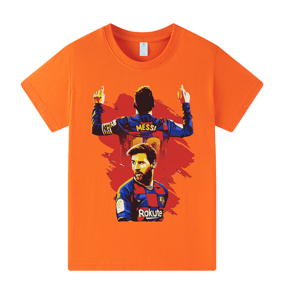 Lionel Messi Fotball T-skjorte til Barn - Barcelona