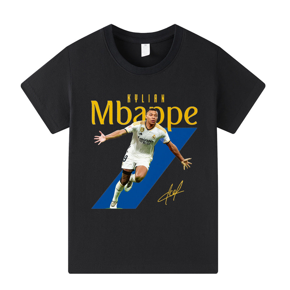 Kylian Mbappé Fotball T-skjorte til Barn