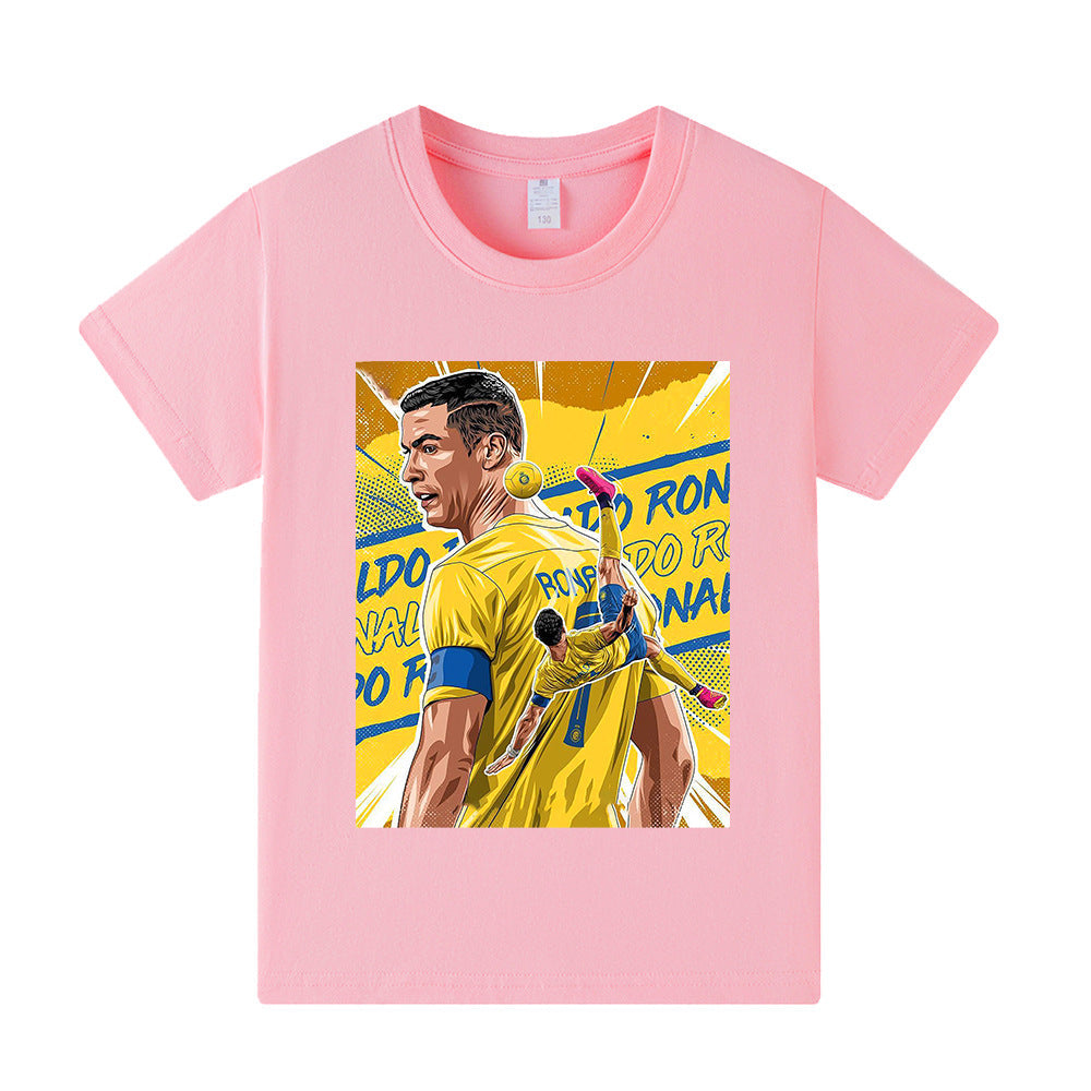 Cristiano Ronaldo Fotball T-skjorte til Barn - Al Nassr