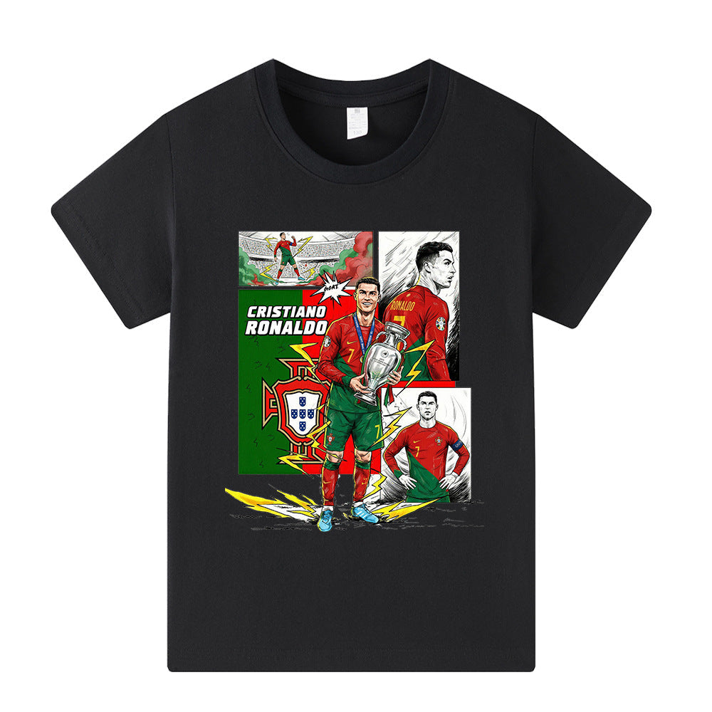Cristiano Ronaldo Fotball T-skjorte til Barn - Portugal - Style