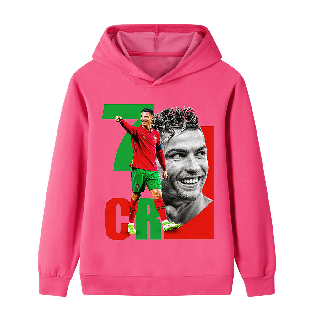 Cristiano Ronaldo Fotball Hettegenser til Barn - Portugal - Hoodie