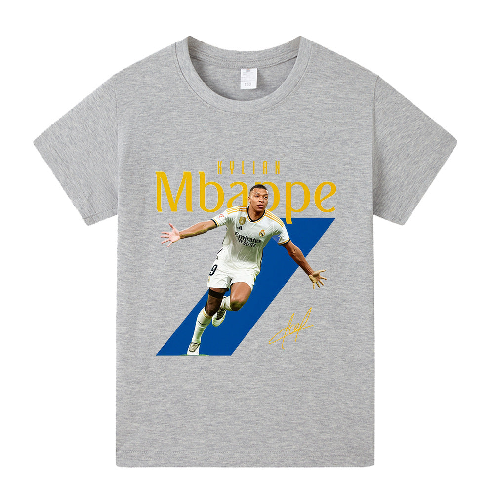 Kylian Mbappé Fotball T-skjorte til Barn