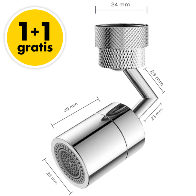 Universelt og multifunksjonelt deksel på kranen | 1+1 GRATIS  - NordHjem