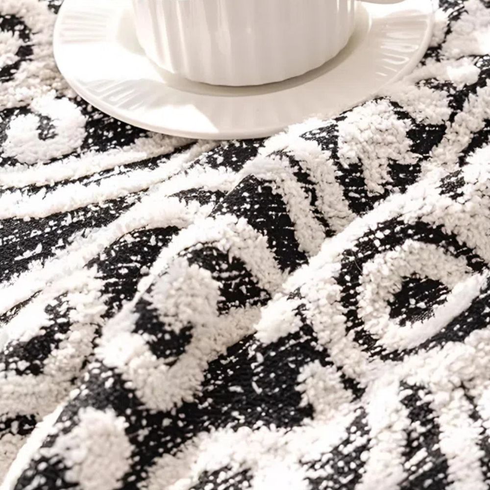 Sofatrekk i utsmykket jacquard
