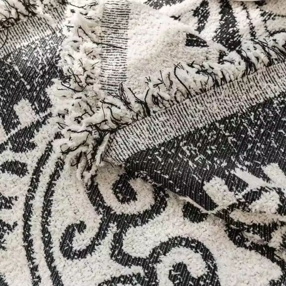 Sofatrekk i utsmykket jacquard