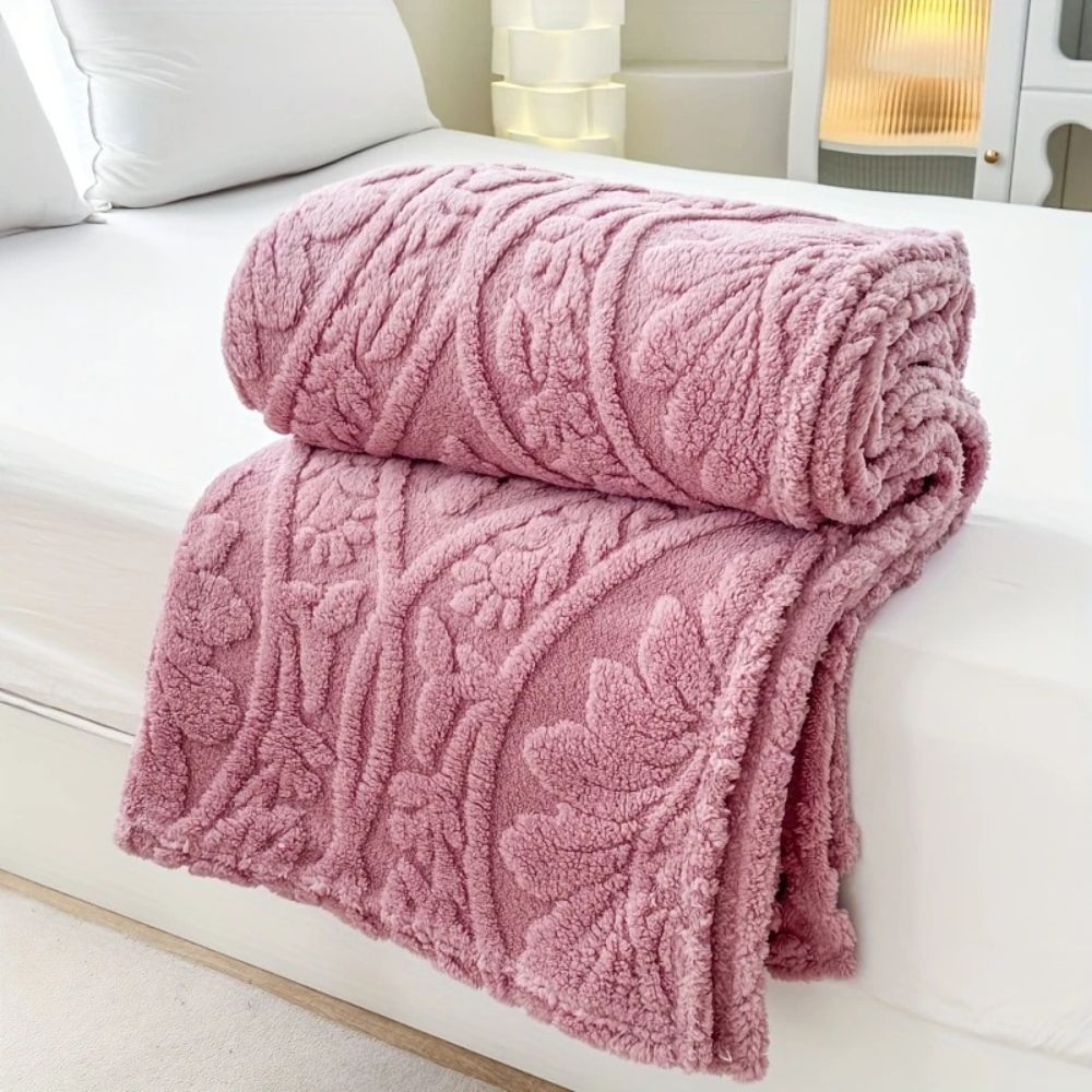 Paris Weave fleecepledd i jacquard