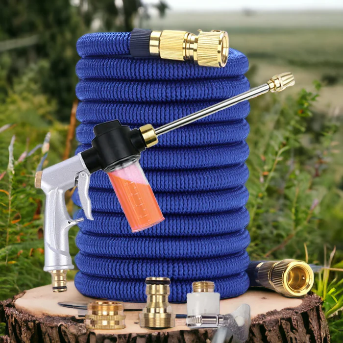 Teleskopisk Hageslange – Utvidbar, Anti-Knekk, Kompakt & Holdbar
