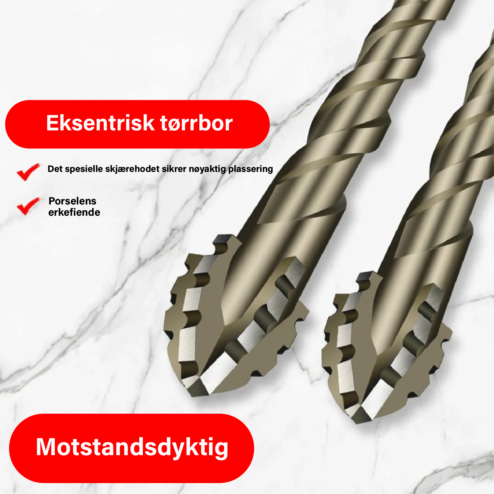 QuadTap Drill Bit - NordHjem