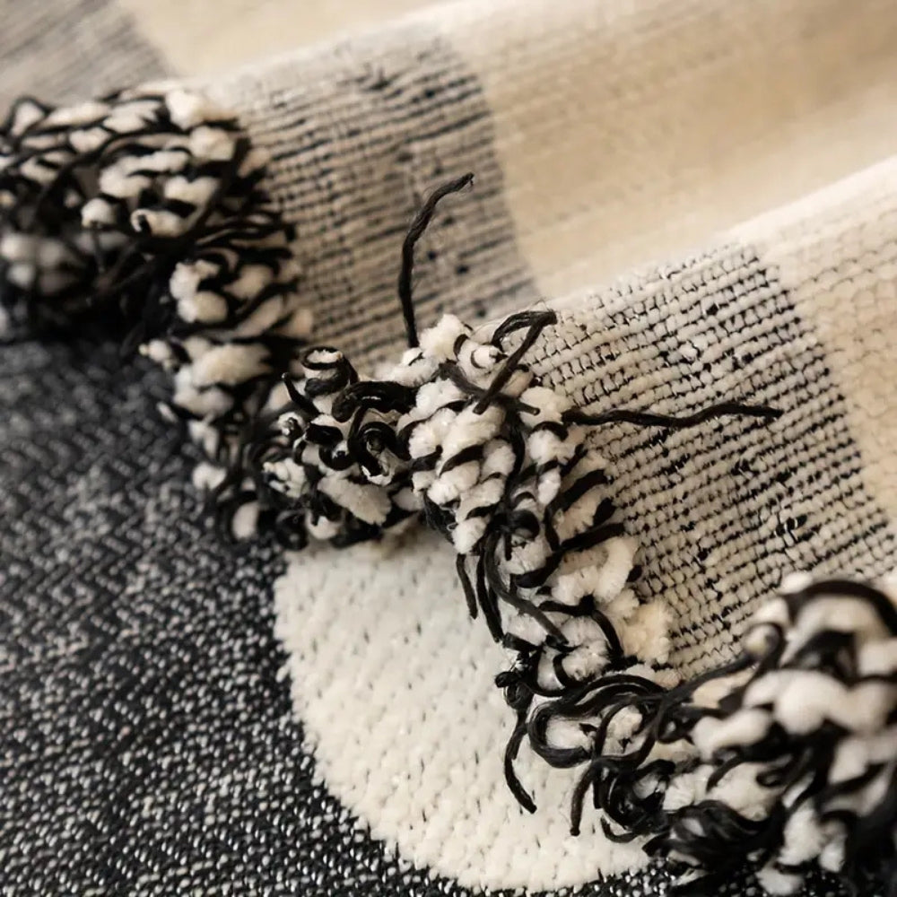 Chenille-sofatrekk med regnbuebuer