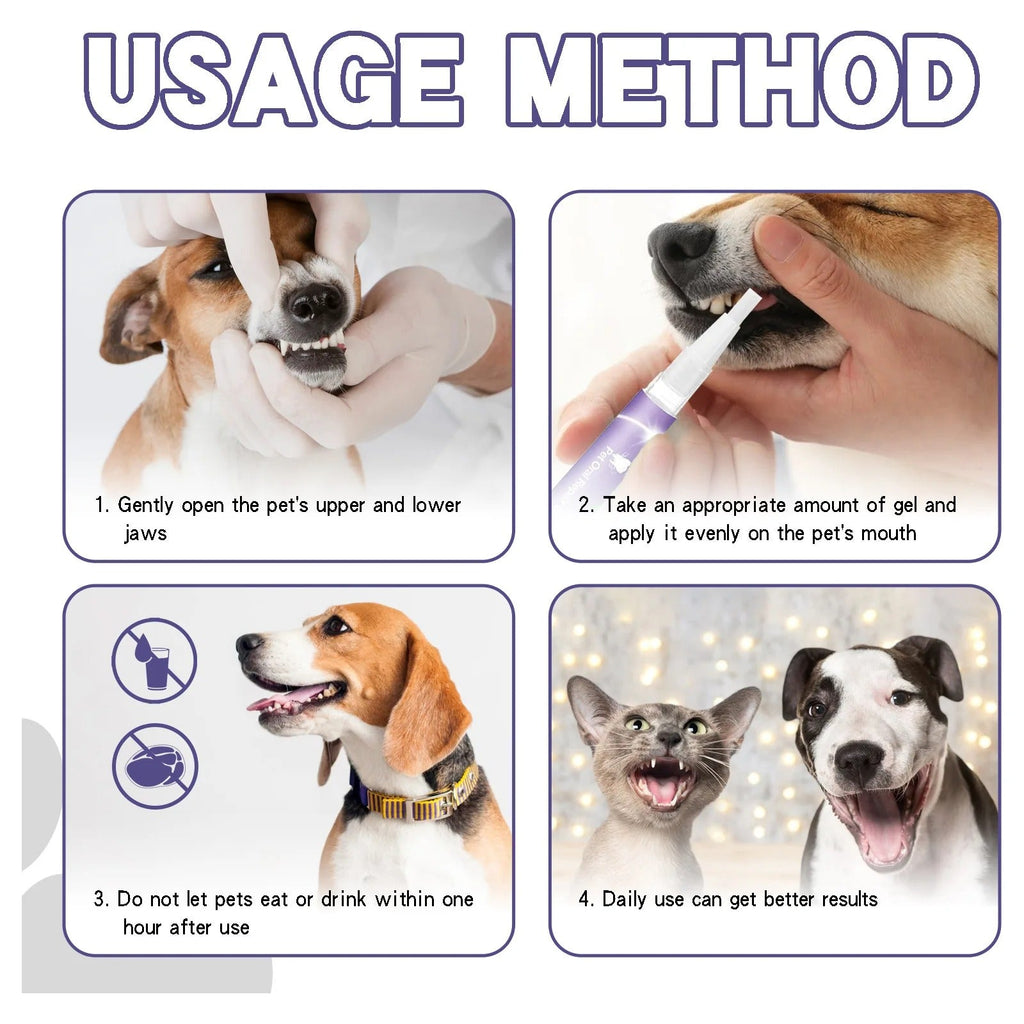 DogCatFri™  DentalPet: Kjæledyr Dental Reparasjon Og Rengjøring Gel