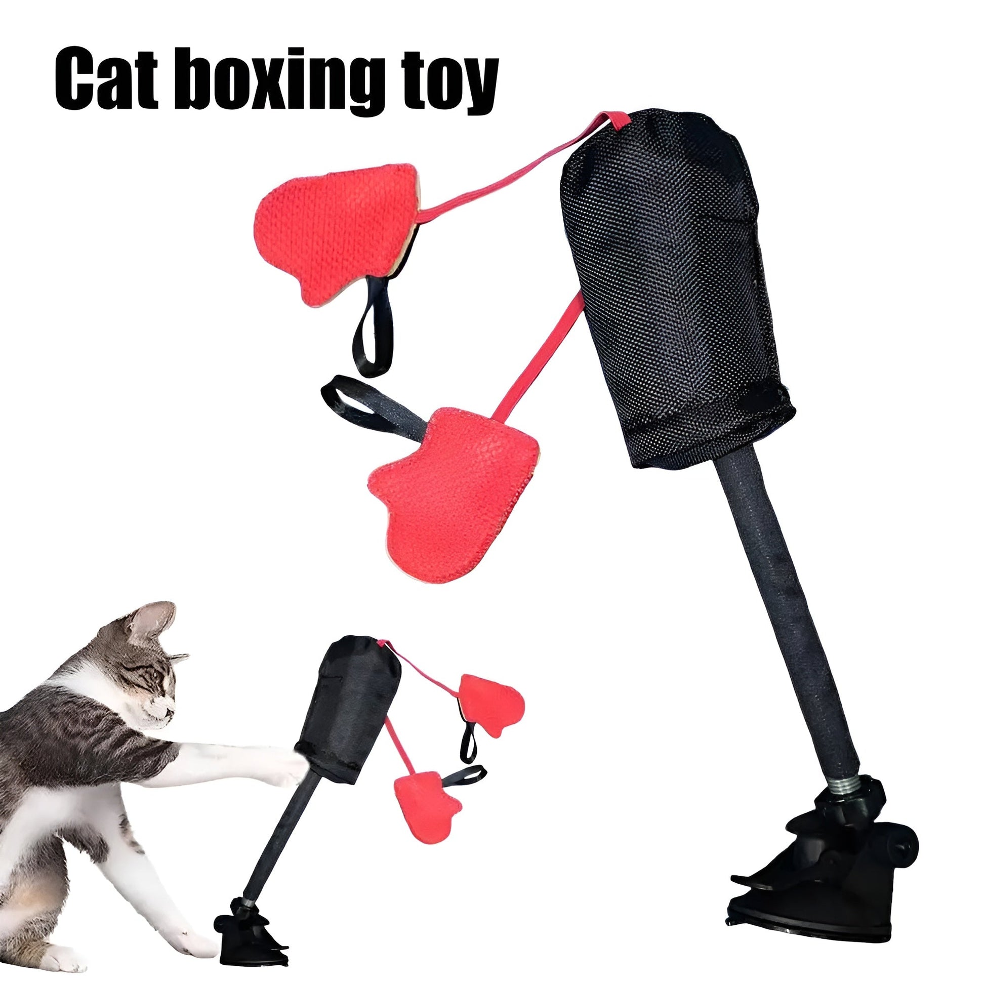 Catfri® PunchingBag: Interaktiv Moro Øvelse Katt Stansing Veske