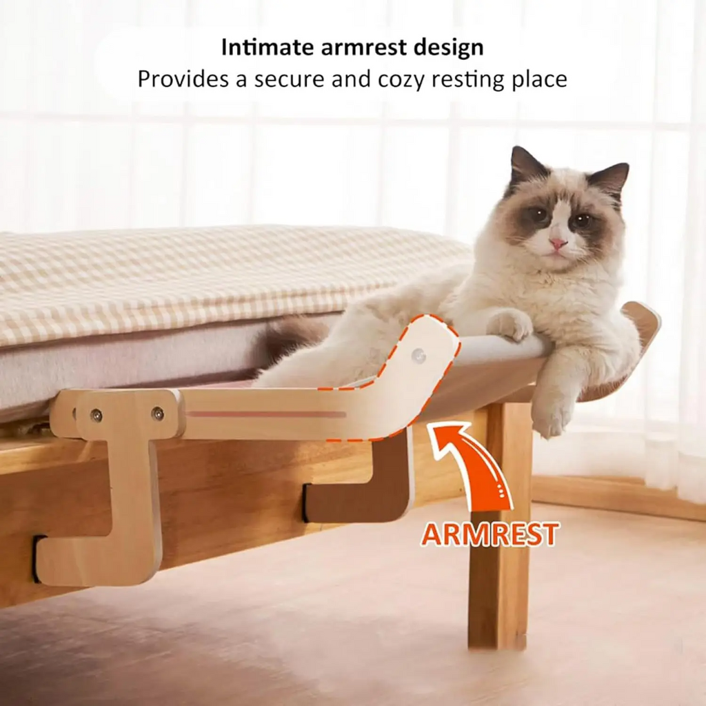 Catfri® HangingBed - Premium Justerbar Tre Katt Hengekøye Hengende Seng