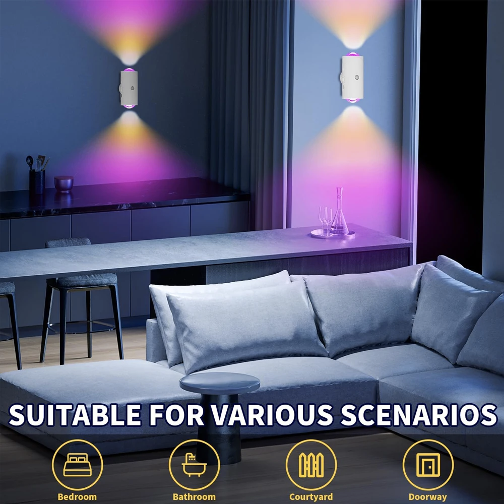 Ledsen™ SensorLight 1+1 GRATIS: Smart Bevegelsesveggmontert LED Sensorlys