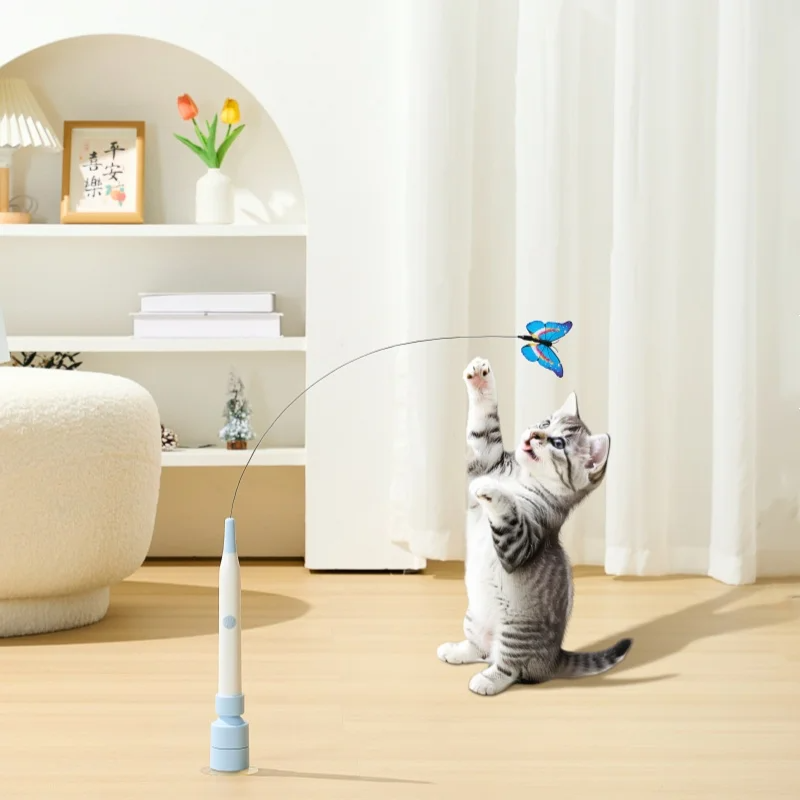 Catfri® DancingButterfly: Interaktiv Lekende Dansende Sommerfugl For Katter