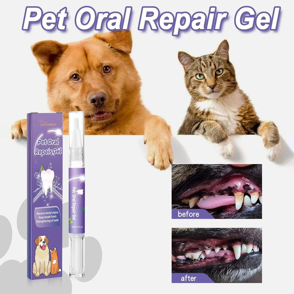 DogCatFri™  DentalPet: Kjæledyr Dental Reparasjon Og Rengjøring Gel