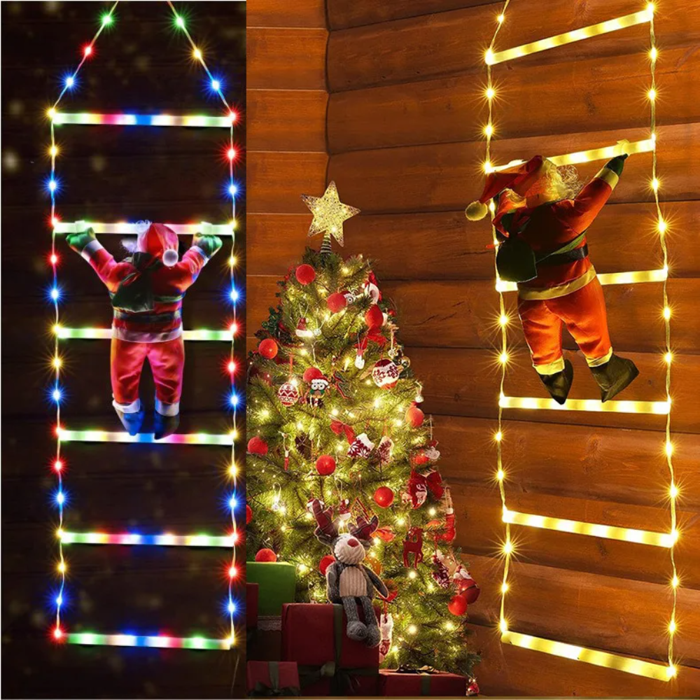 Ledsen™ ChristmasLadder: Holdbar Utendørs LED Jule Stige Lys Display