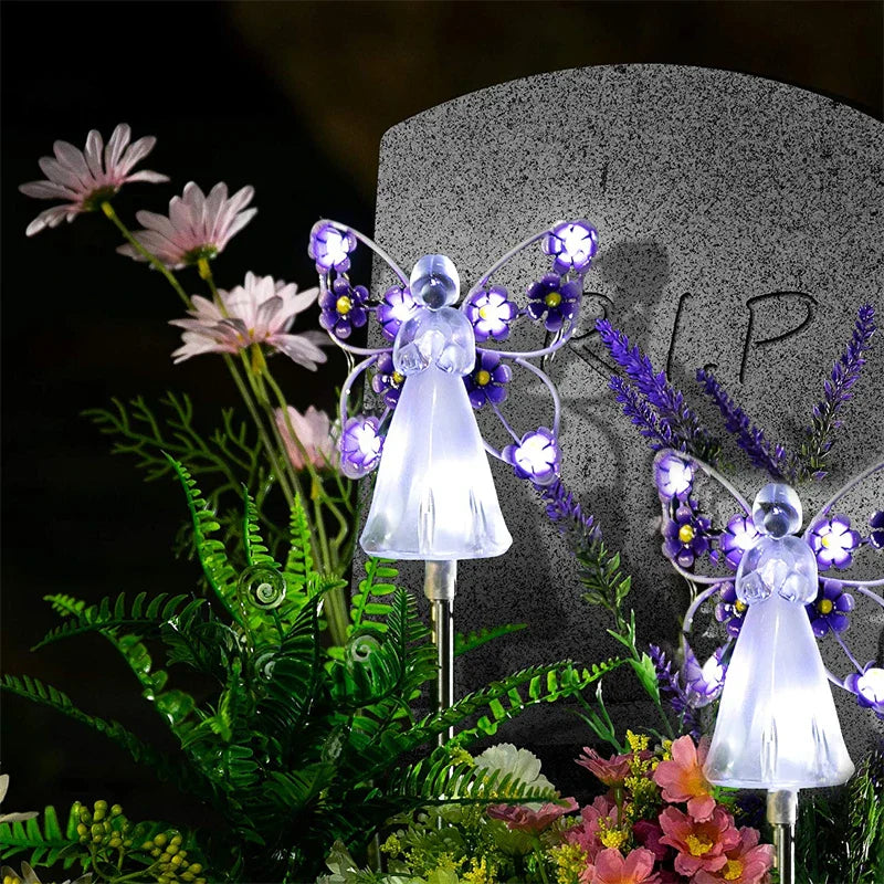 Ledsen™ AngelLamp: Solcelle Engel Utendørs Dekor Lamp
