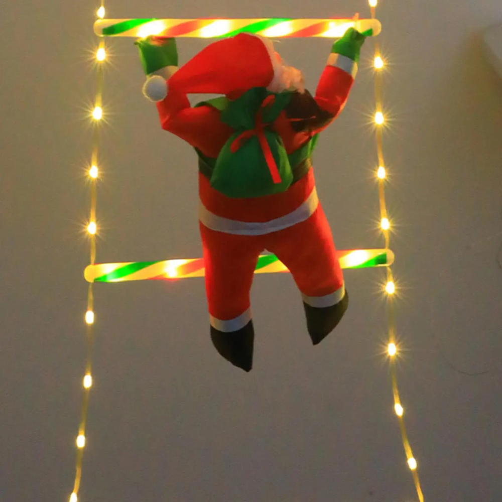 Ledsen™ ChristmasLadder: Holdbar Utendørs LED Jule Stige Lys Display