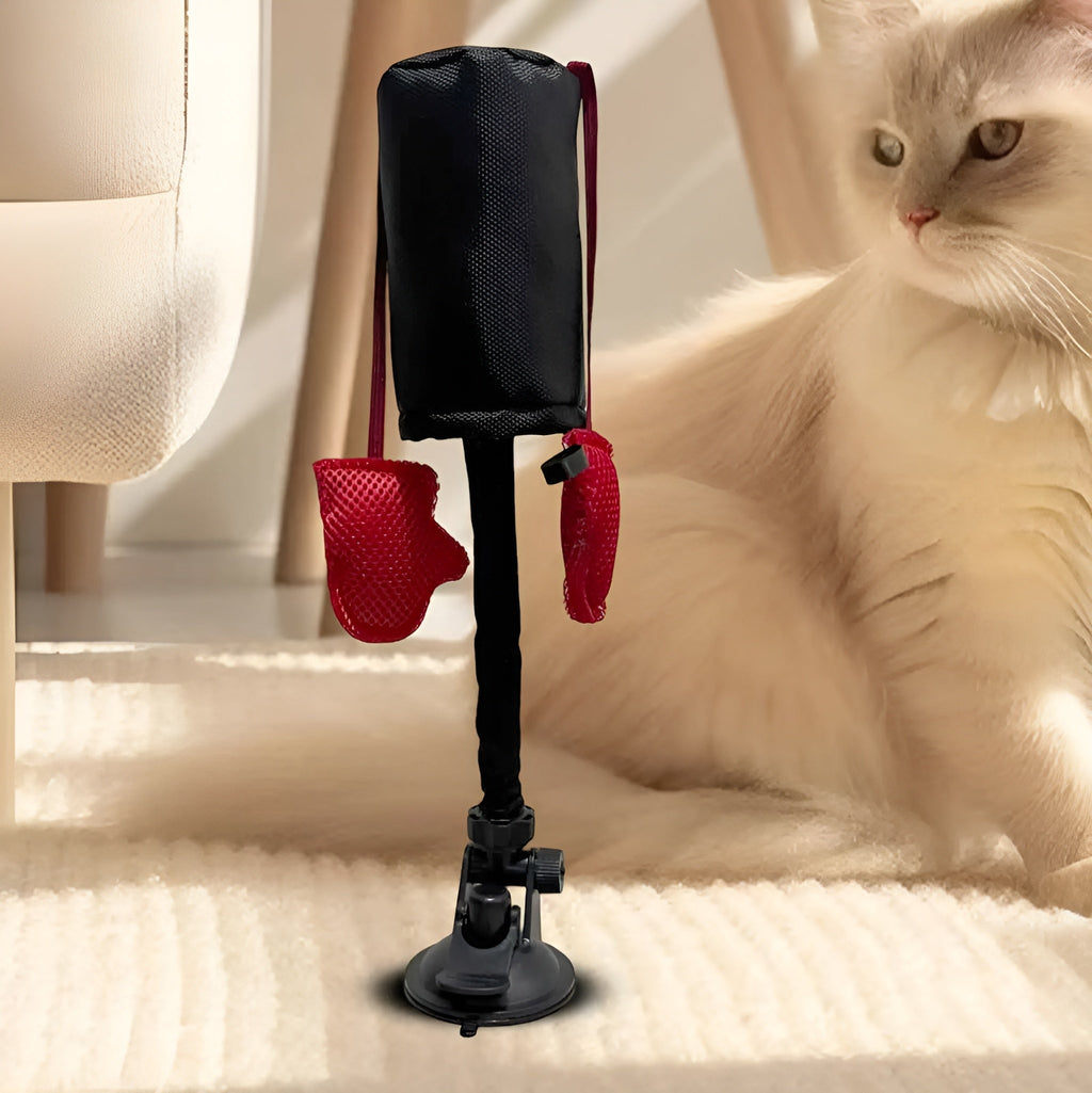 Catfri® PunchingBag: Interaktiv Moro Øvelse Katt Stansing Veske