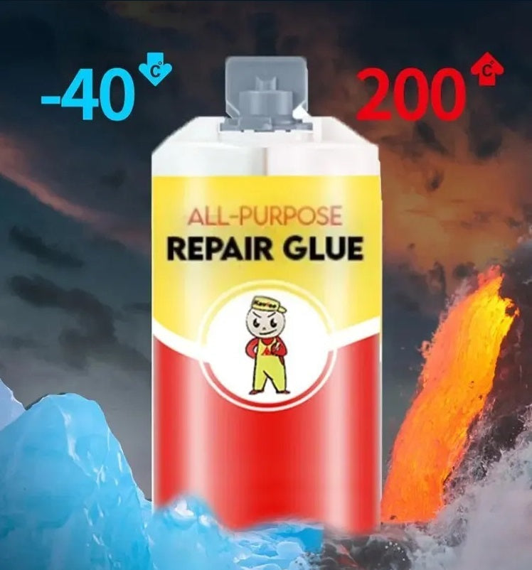 RepairGlue - Alle Formål Hurtigtørkende Vanntett Reparasjon Lim