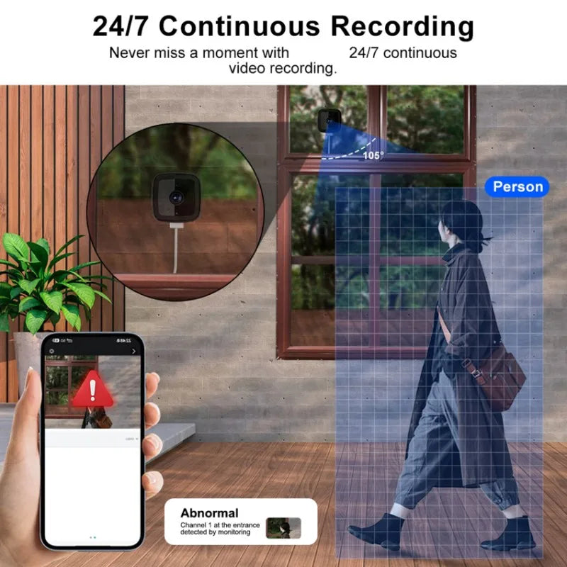 SecurityCamera: 2.4G WiFi CCTV Overvåkings Sikkerhetskamera