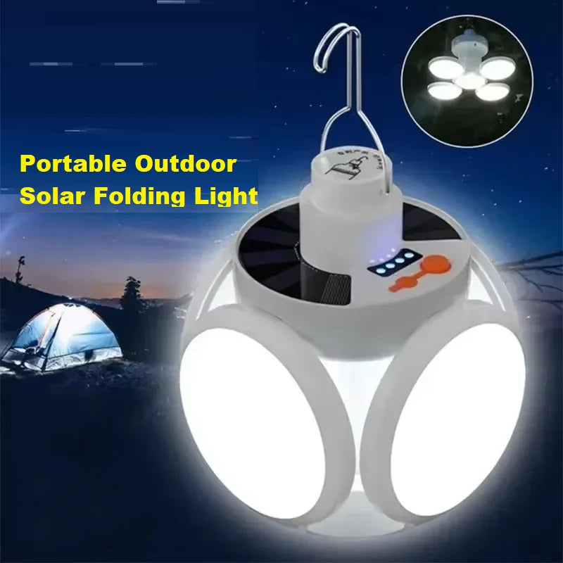 Ledsen™ SolarLamp: Bærbar Solenergi LED Sammenleggbar Panelemergency Lampe