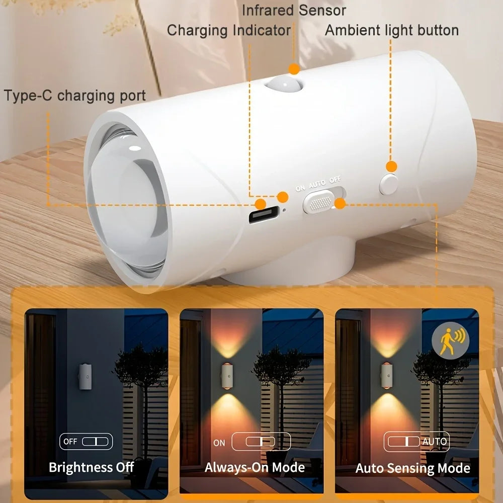 Ledsen™ SensorLight 1+1 GRATIS: Smart Bevegelsesveggmontert LED Sensorlys