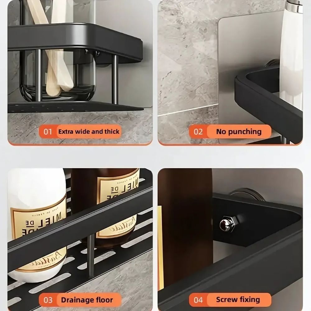 Dusjhylle med organisator