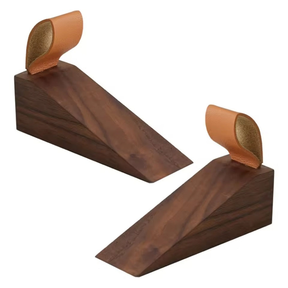 Elegant dørstopper i tre