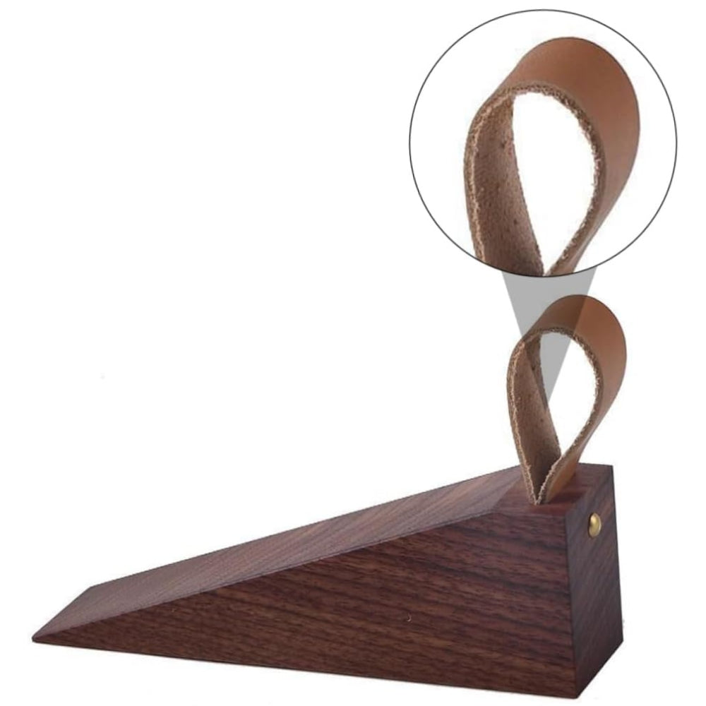 Elegant dørstopper i tre