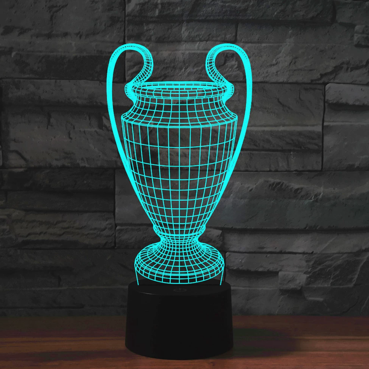 Fotball 3D Illusjon LED-Lampe - Nattlampe - Trophy