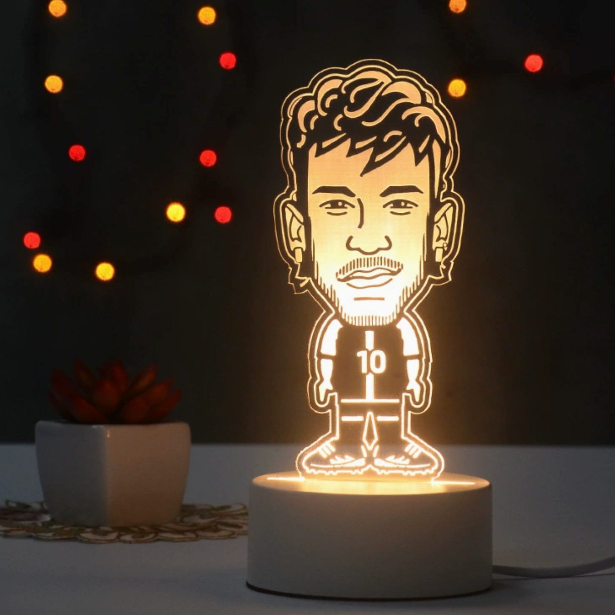 Fotball 3D Illusjon LED-Lampe - Nattlampe - Players
