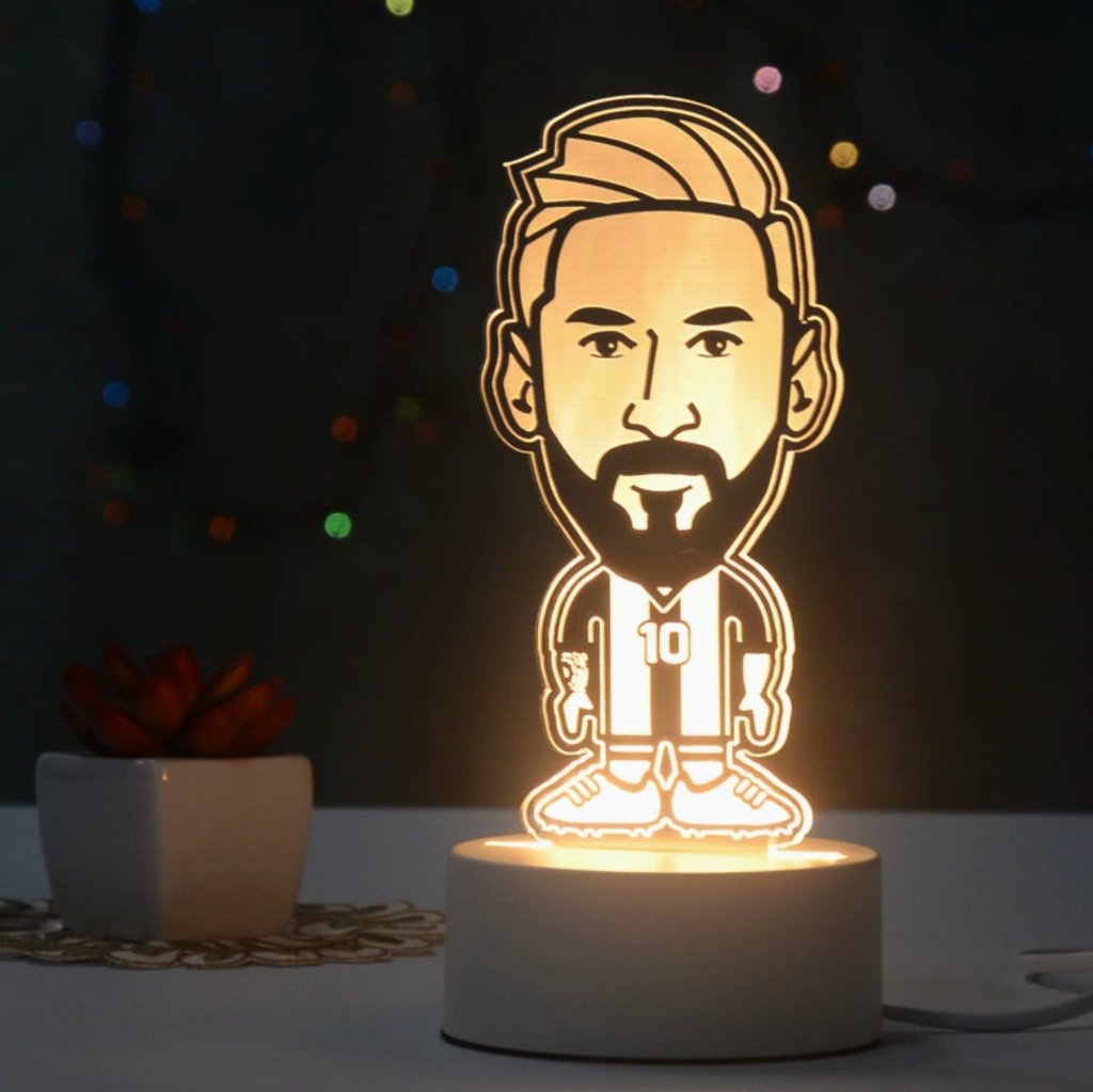 Fotball 3D Illusjon LED-Lampe - Nattlampe - Players