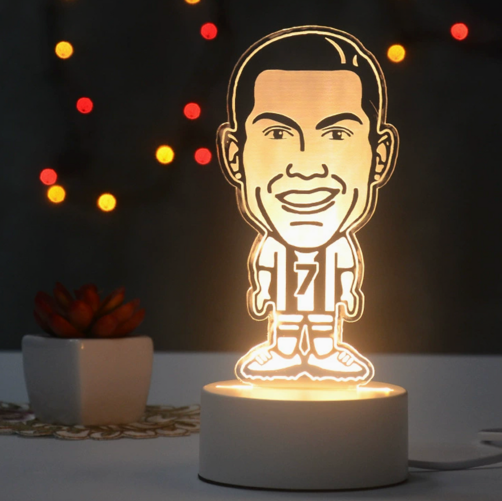 Fotball 3D Illusjon LED-Lampe - Nattlampe - Players