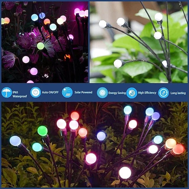 Ledsen™ FireFlies: Hage Lys Sol Drevet Vanntett