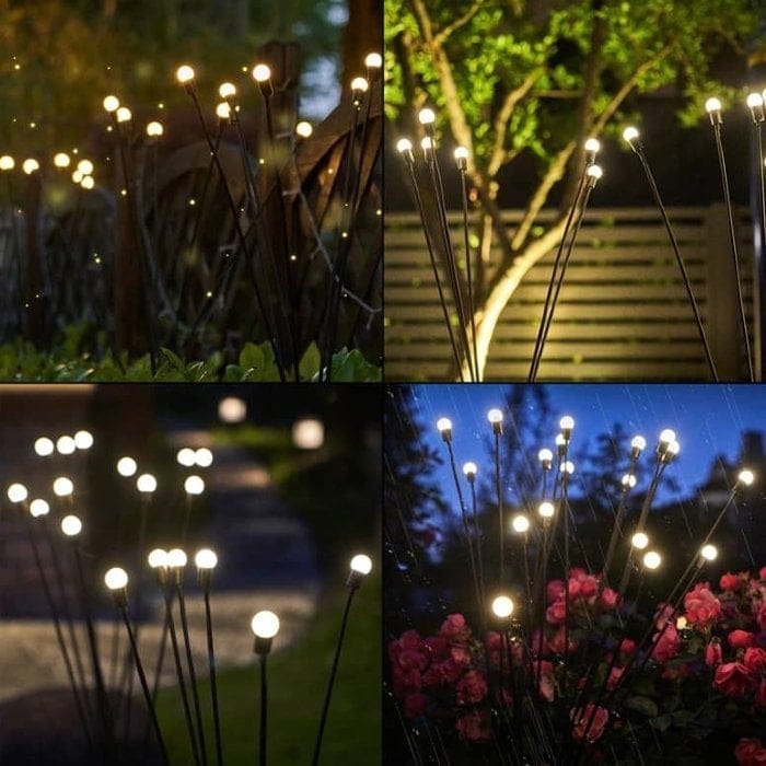 Ledsen™ FireFlies: Hage Lys Sol Drevet Vanntett