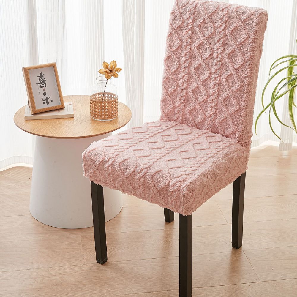 Elastisk jacquard-trekk til spisestol