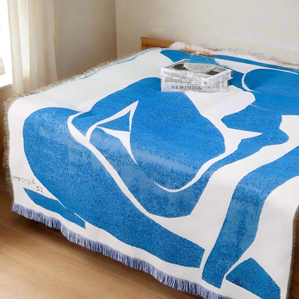 Pledd med Henri Matisse-motiv