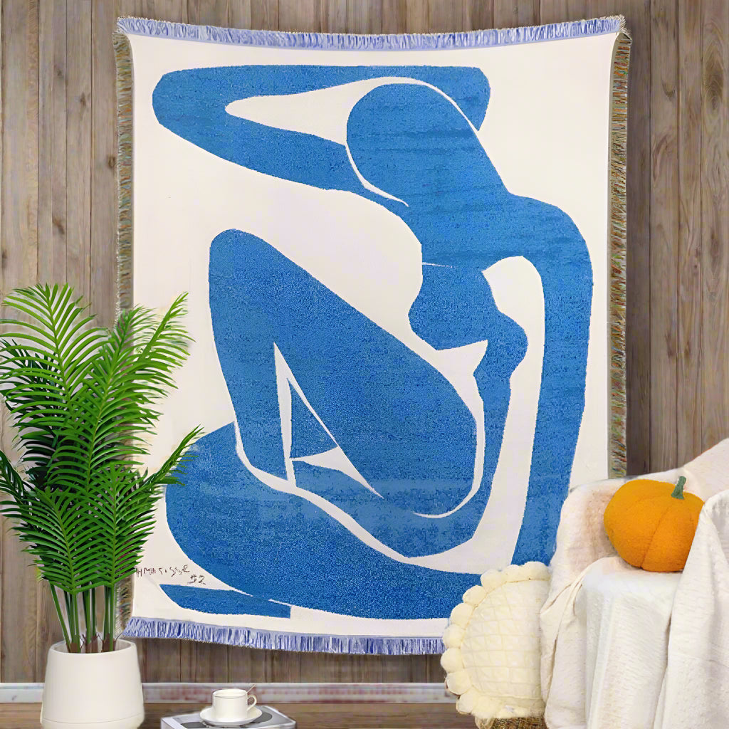 Pledd med Henri Matisse-motiv – 51"x63"