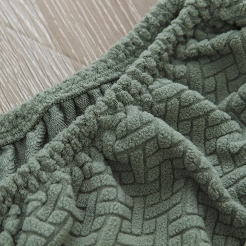 Sylva elastisk stoltrekk i fløyelsjacquard