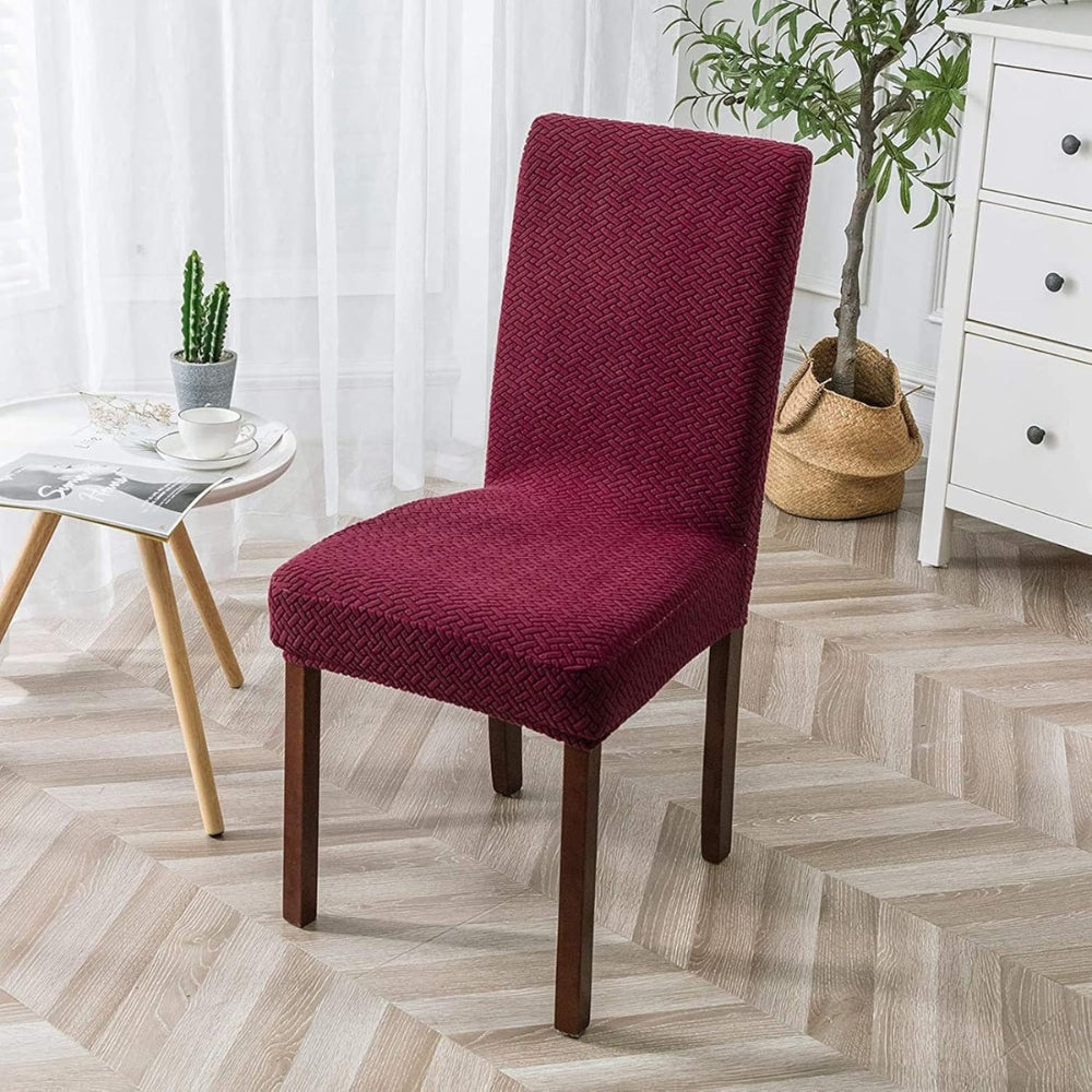 Sylva elastisk stoltrekk i fløyelsjacquard