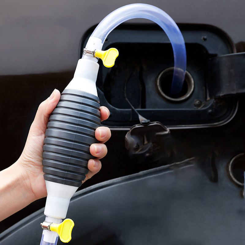TransferPump 1+1 GRATIS - Enkel Å Bruke Manuell Siphon Drivstoffpumpe Væskeoverføringsslange