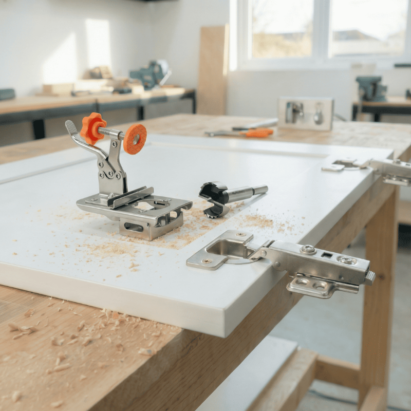 HingeMaster - Presis Og Enkel Å Bruke Boring Master Hinge Jig Verktøy