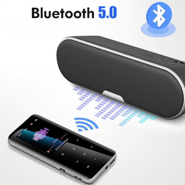 Gadgetplace MP3 - spiller 32GB – Bluetooth 5.0, 60H batteri, HiFi - lyd, FM - radio - NordHjem