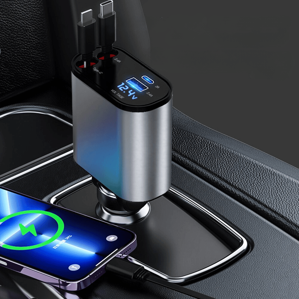 Hurtiglader til bil – Rask lading for iPhone, Xiaomi, Huawei, Samsung m.fl. - NordHjem
